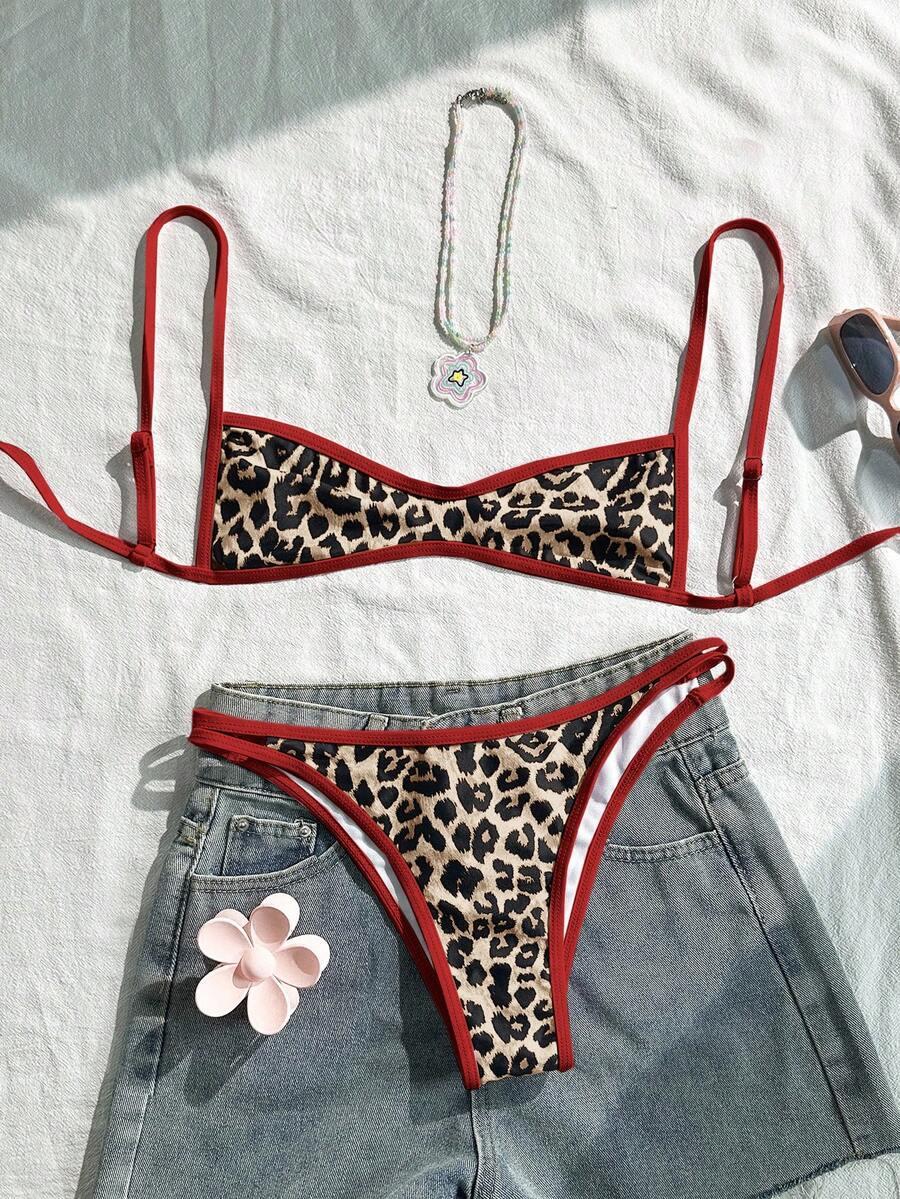 SWIM MOD DWUCZĘŚCIOWY STRÓJ KĄPIELOWY ANIMAL PRINT S09__S