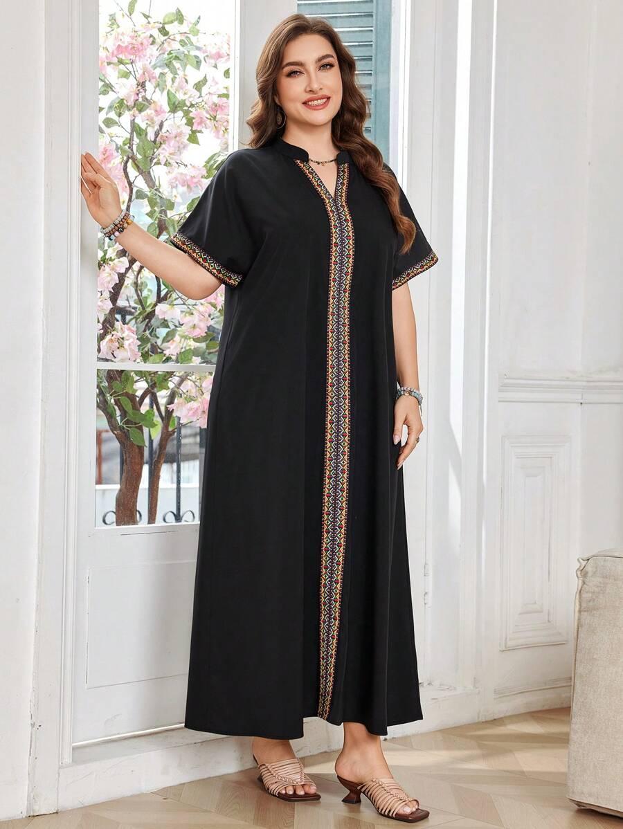 LACOMFIA CZARNA MAXI SUKIENKA S06__48