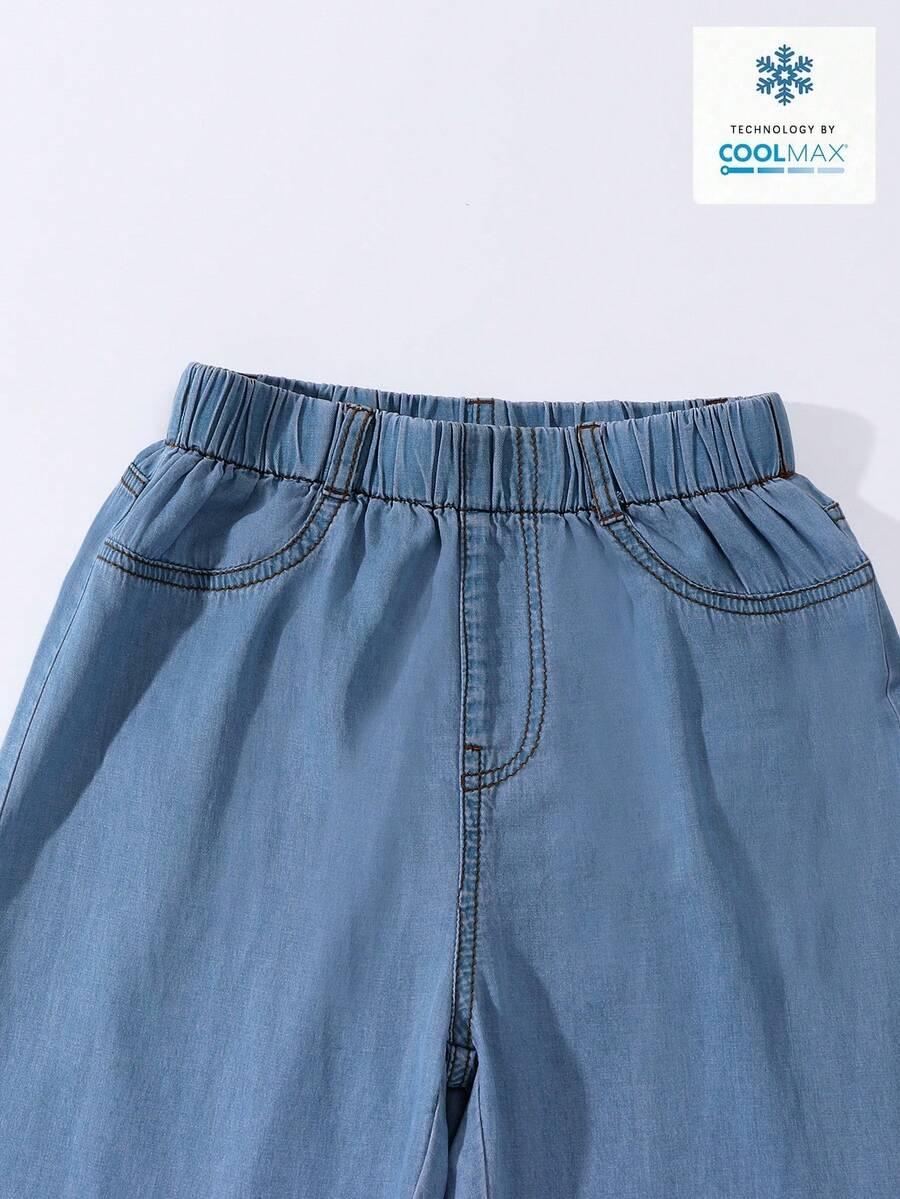 SHEIN NIEBIESKIE SPODNIE CASUAL S06__140-146