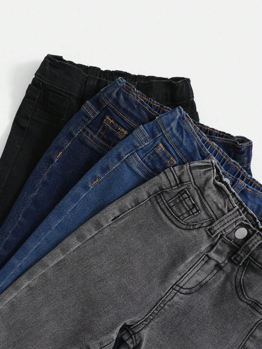 SHEIN SPODNIE JEANS 4-PACK S06__92-98