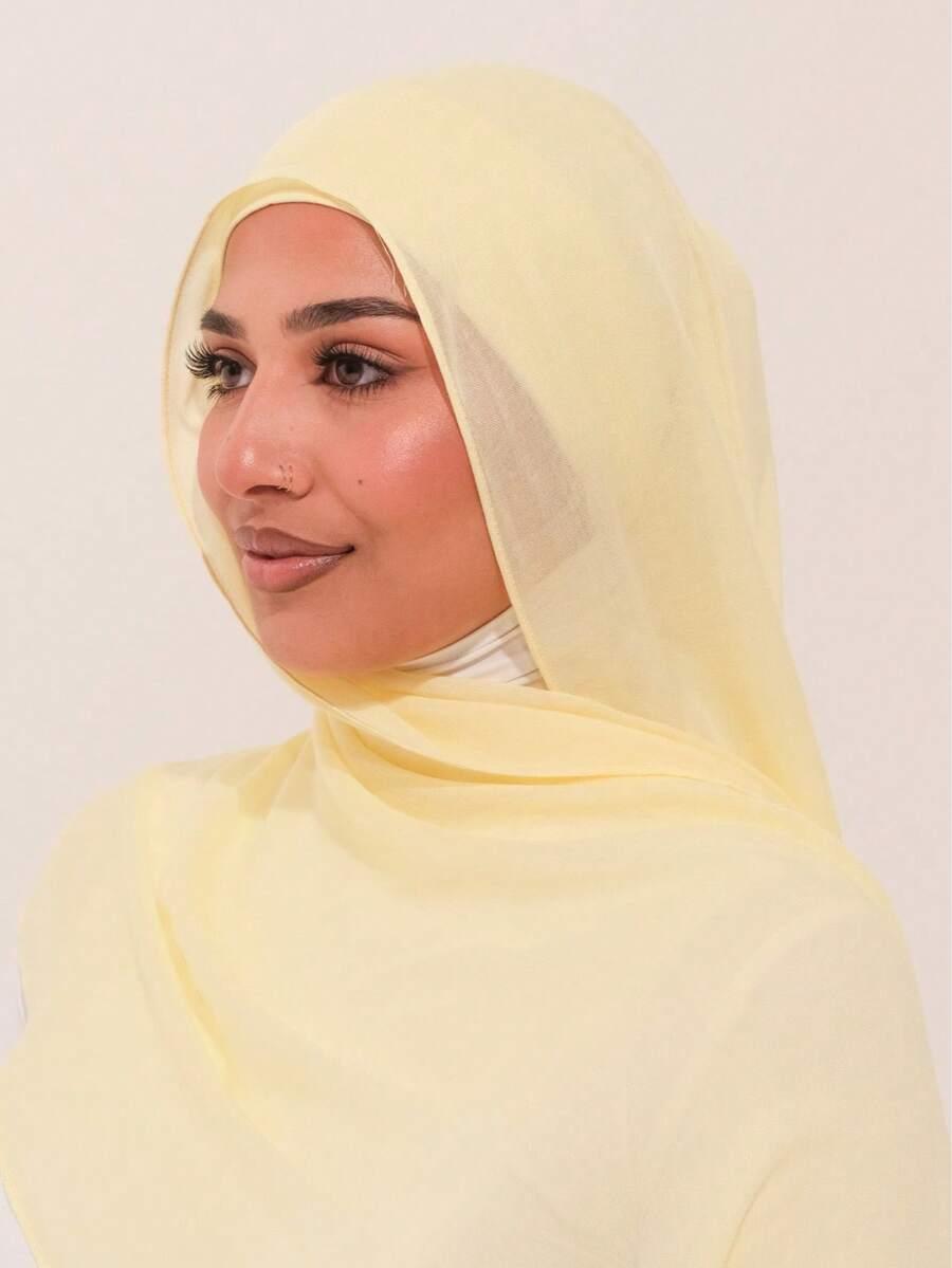 SHEIN ŻÓŁTA CHUSTA NA GŁOWĘ S07
