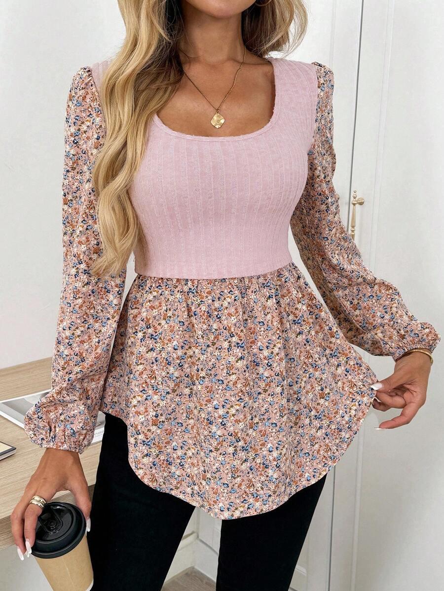 SHEIN BLUZKA DŁUGI RĘKAW S06__L