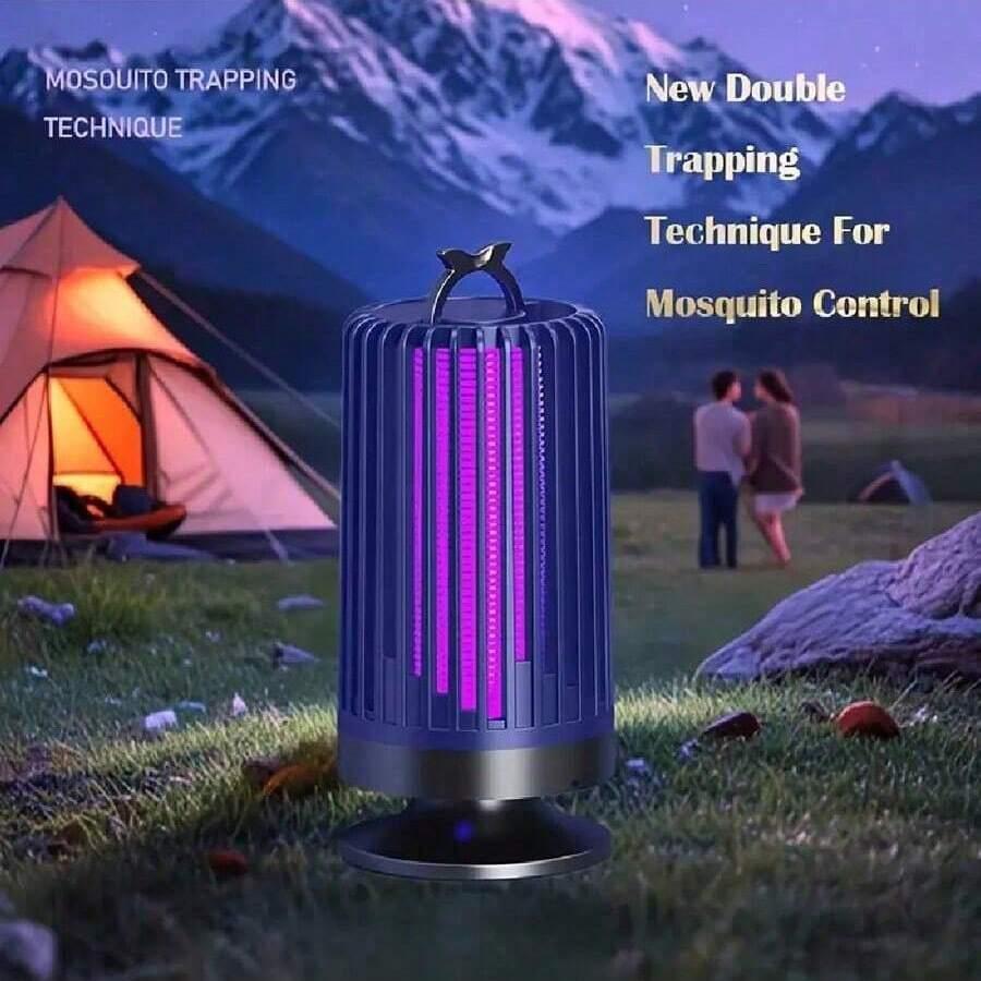 SOKANY FIOLETOWA LAMPA KEMPINGOWA S07__10X20,5