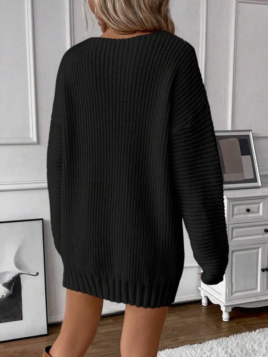 SHEIN DZIANINOWA MINI SUKIENKA S06__L