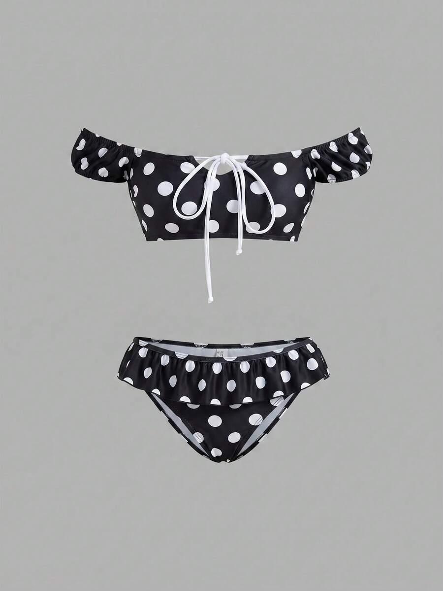 SHEIN DWUCZĘŚCIOWY STRÓJ KĄPIELOWY S09__XL