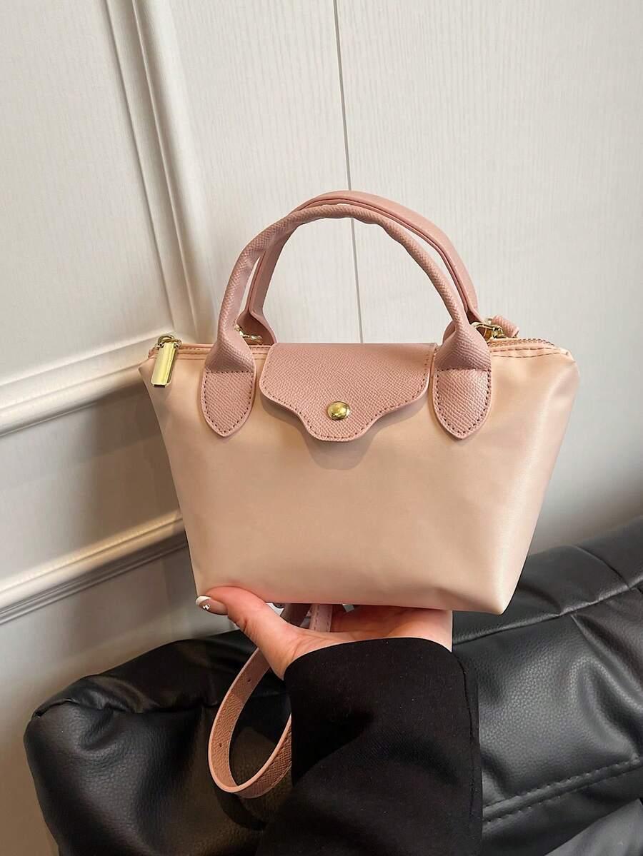 SHEIN RÓŻOWA TOREBKA KLAMRA S07__14X17CM