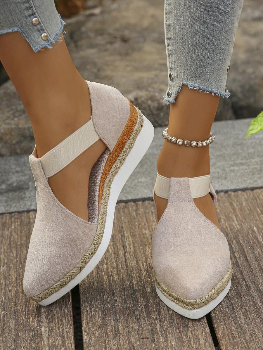 SHEIN BEŻOWE ESPADRYLE SZPIC S06__39