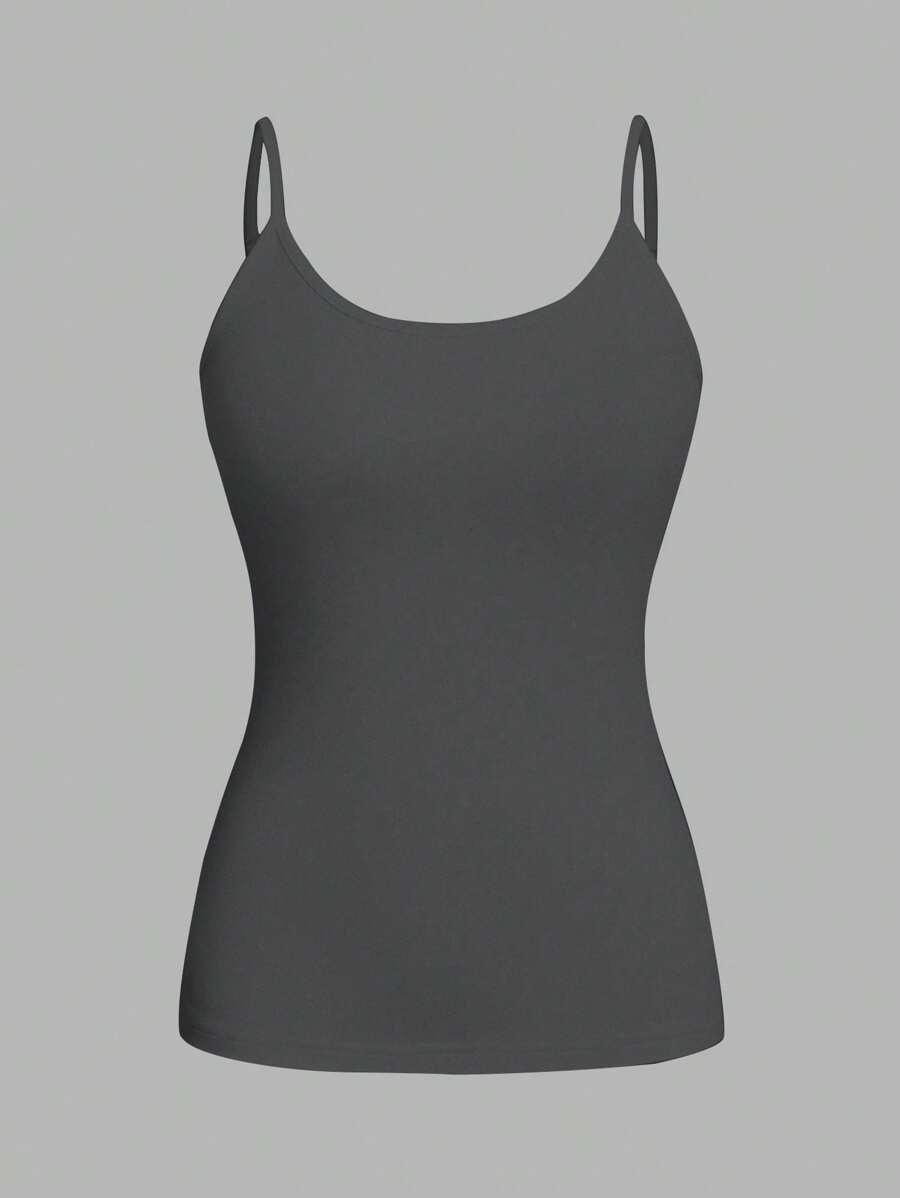 SHEIN TOP NA RAMIĄCZKACH 4-PACK S06__L