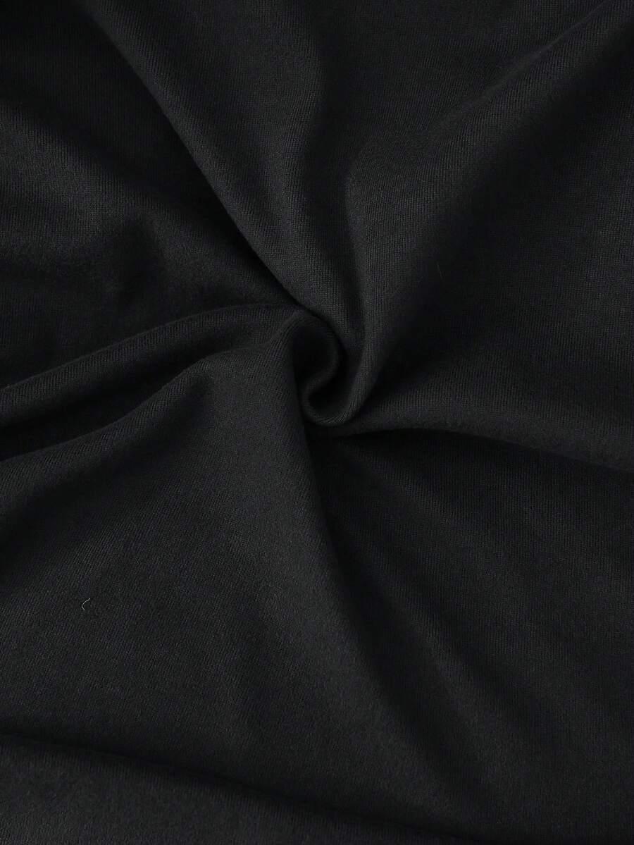 SHEIN CZARNA BLUZKA ODKRYTE RAMIONA S06__XS