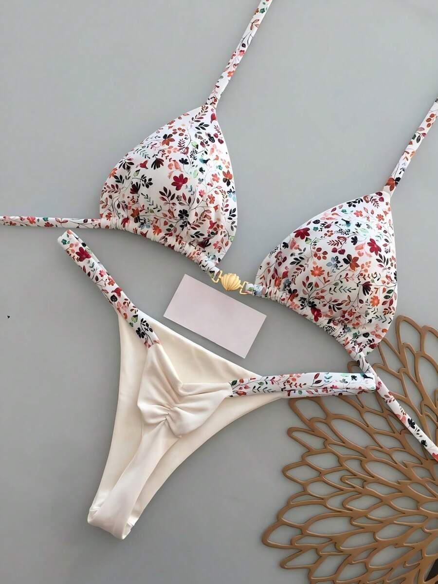 SHEIN DWUCZĘŚCIOWY STRÓJ KĄPIELOWY S09__S