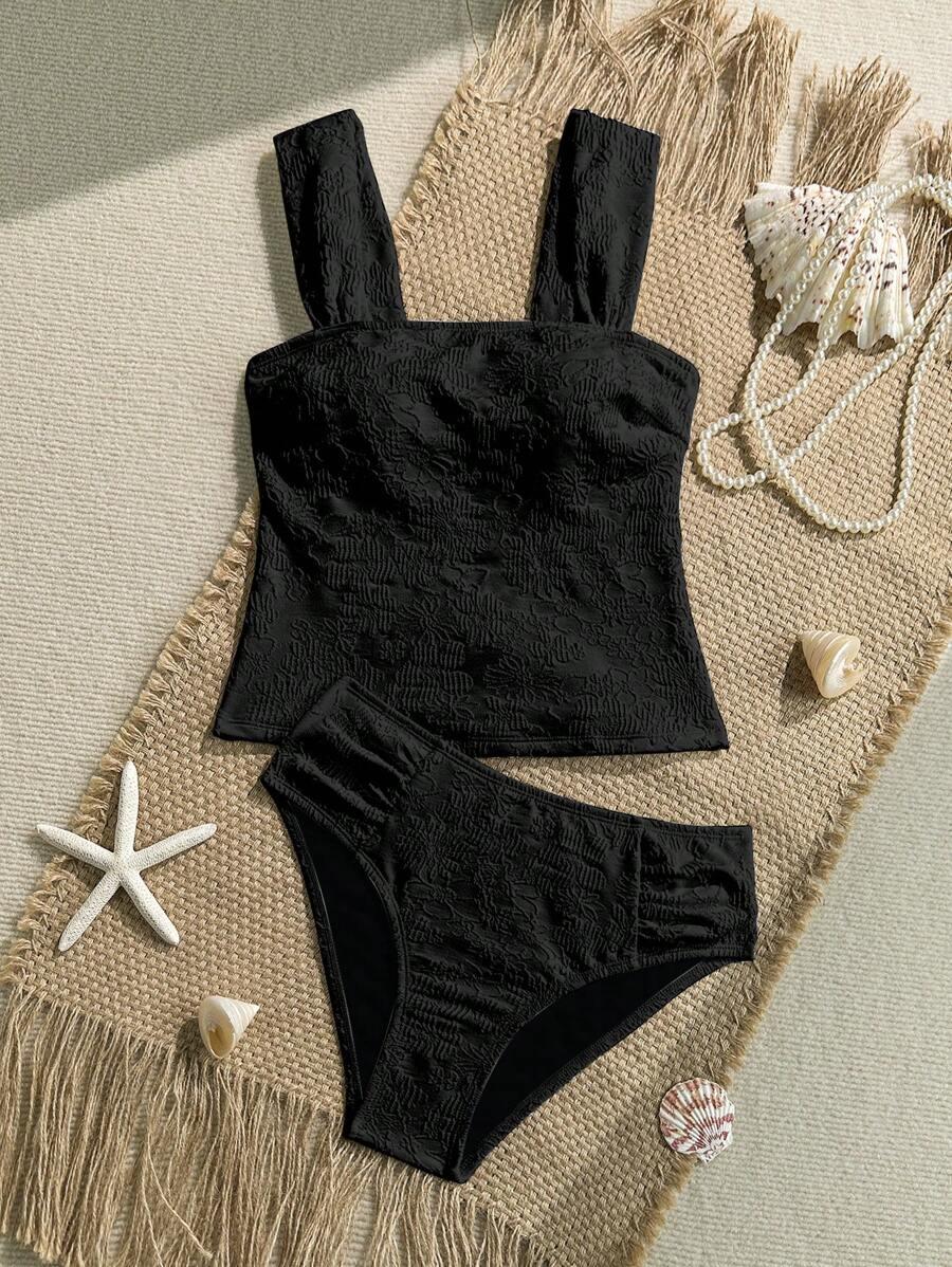 SHEIN DWUCZĘŚCIOWY STRÓJ KĄPIELOWY S09__M