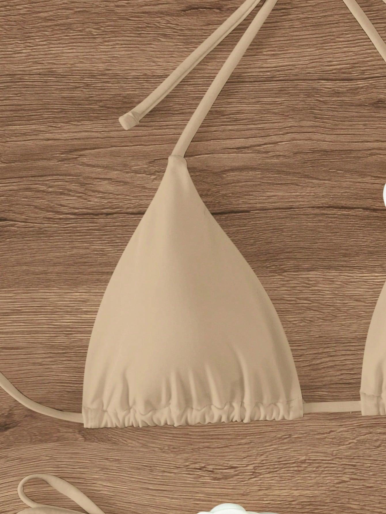 SHEIN DWUCZĘŚCIOWY STRÓJ KĄPIELOWY S09__L