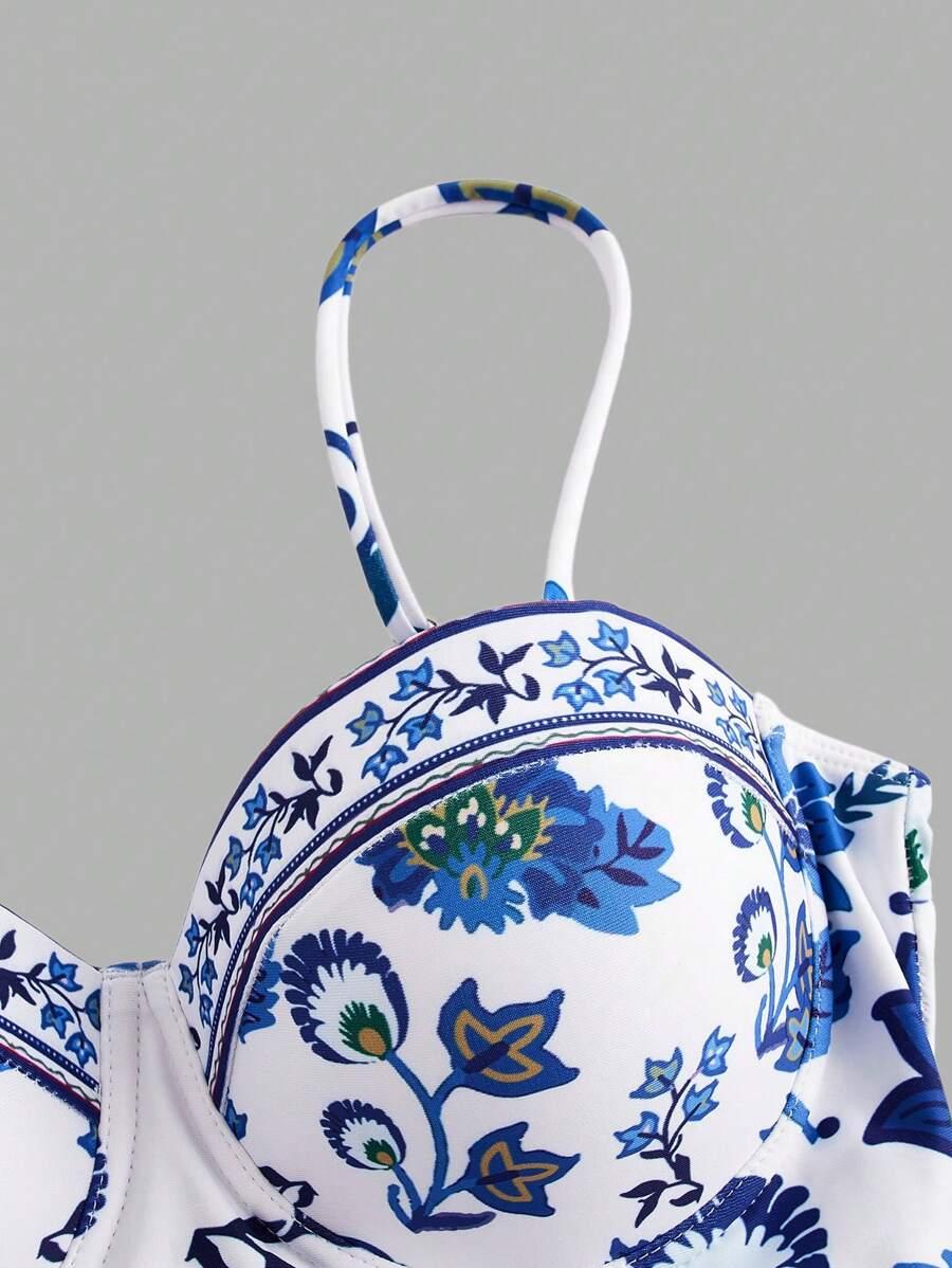 SHEIN JEDNOCZĘŚCIOWY STRÓJ KĄPIELOWY PAREO KOMPLET S09__XL