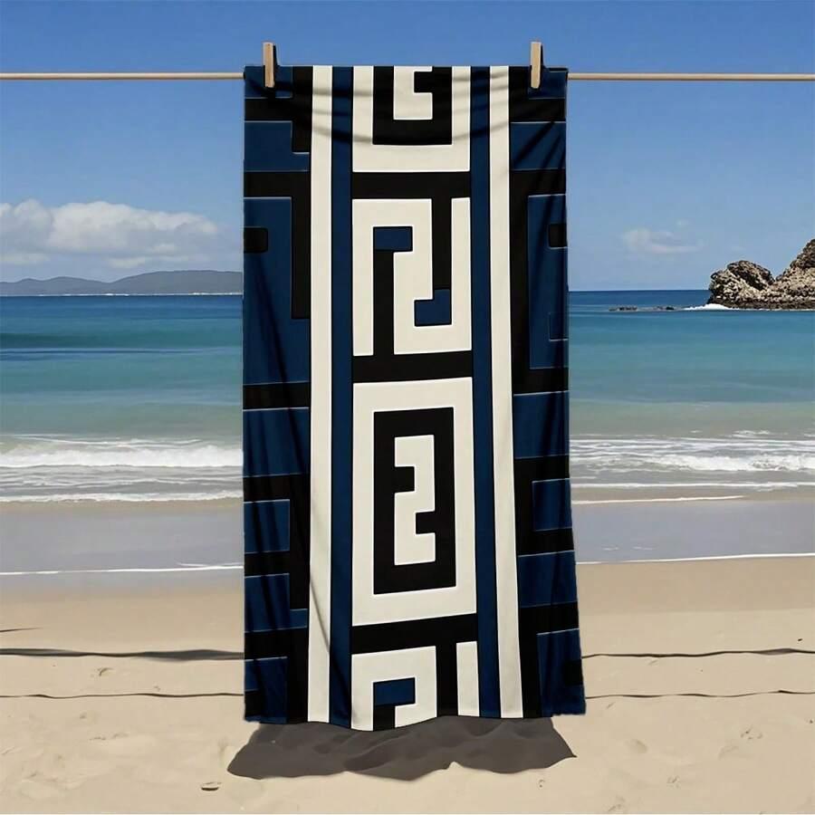 SHEIN RĘCZNIK PLAŻOWY PRINT S07__90X180CM