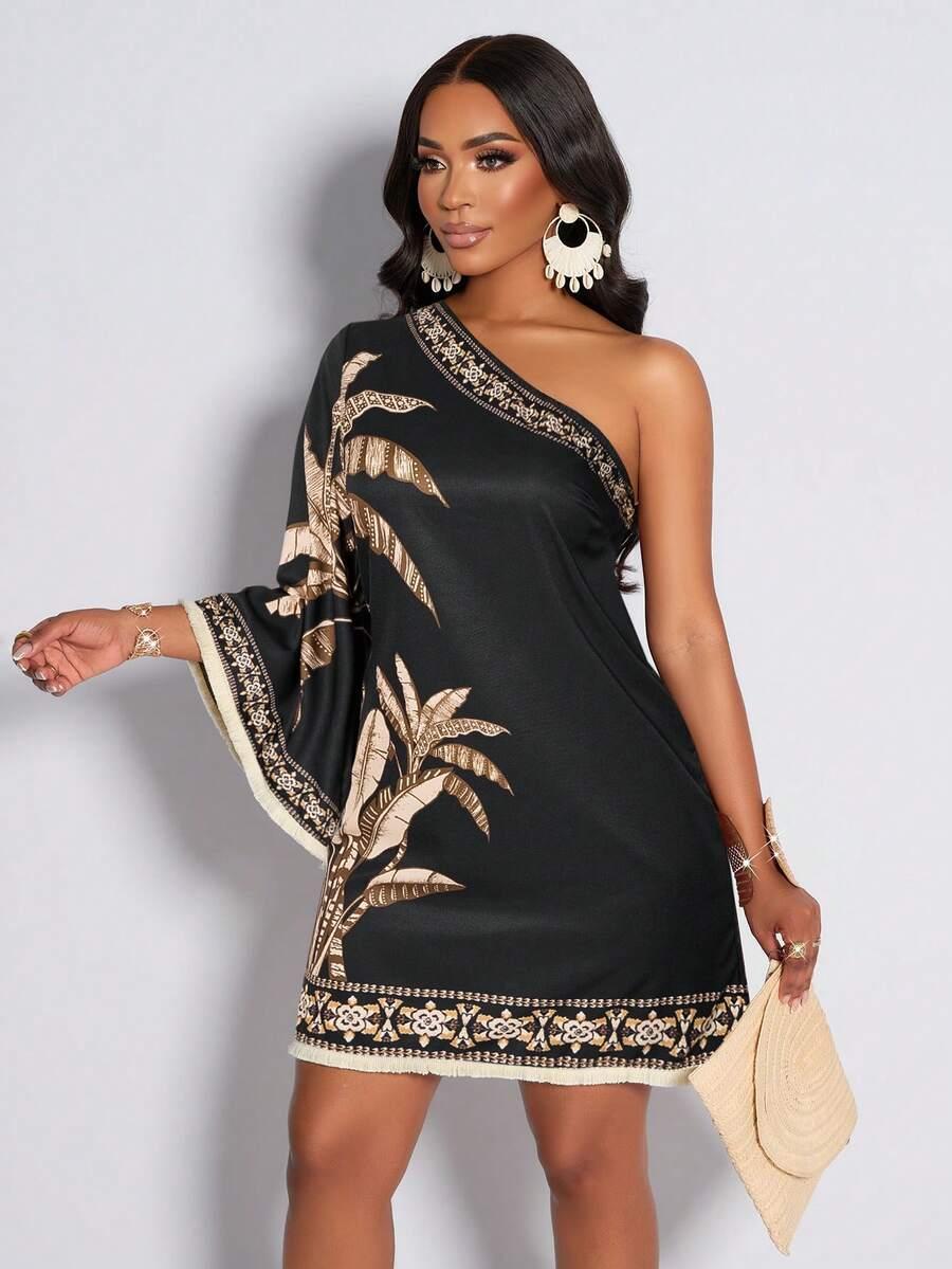 SHEIN MINI SUKIENKA NA JEDNO RAMIĘ S06__L