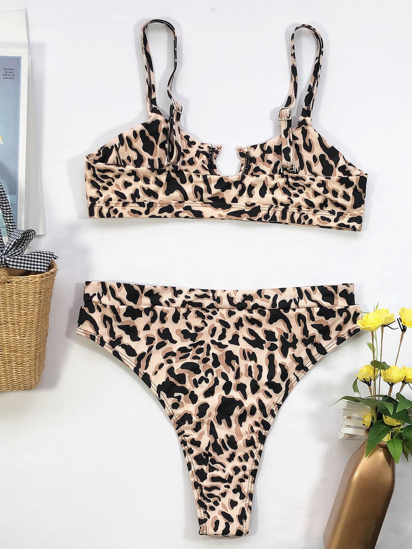 SWIM SXY DWUCZĘŚCIOWY STRÓJ KĄPIELOWY ANIMAL PRINT S09__S
