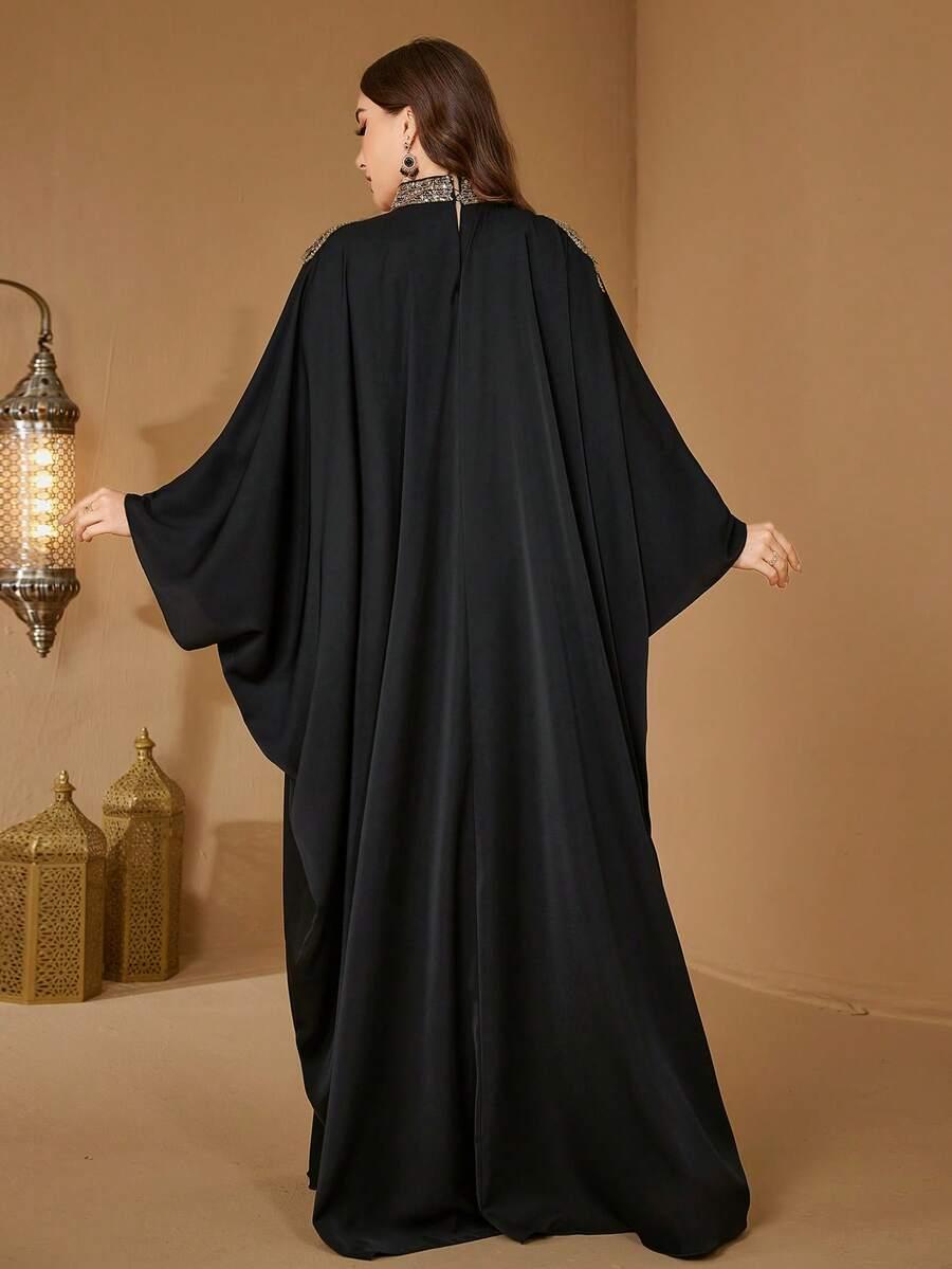 SHEIN CZARNA MAXI SUKIENKA S06__XXL