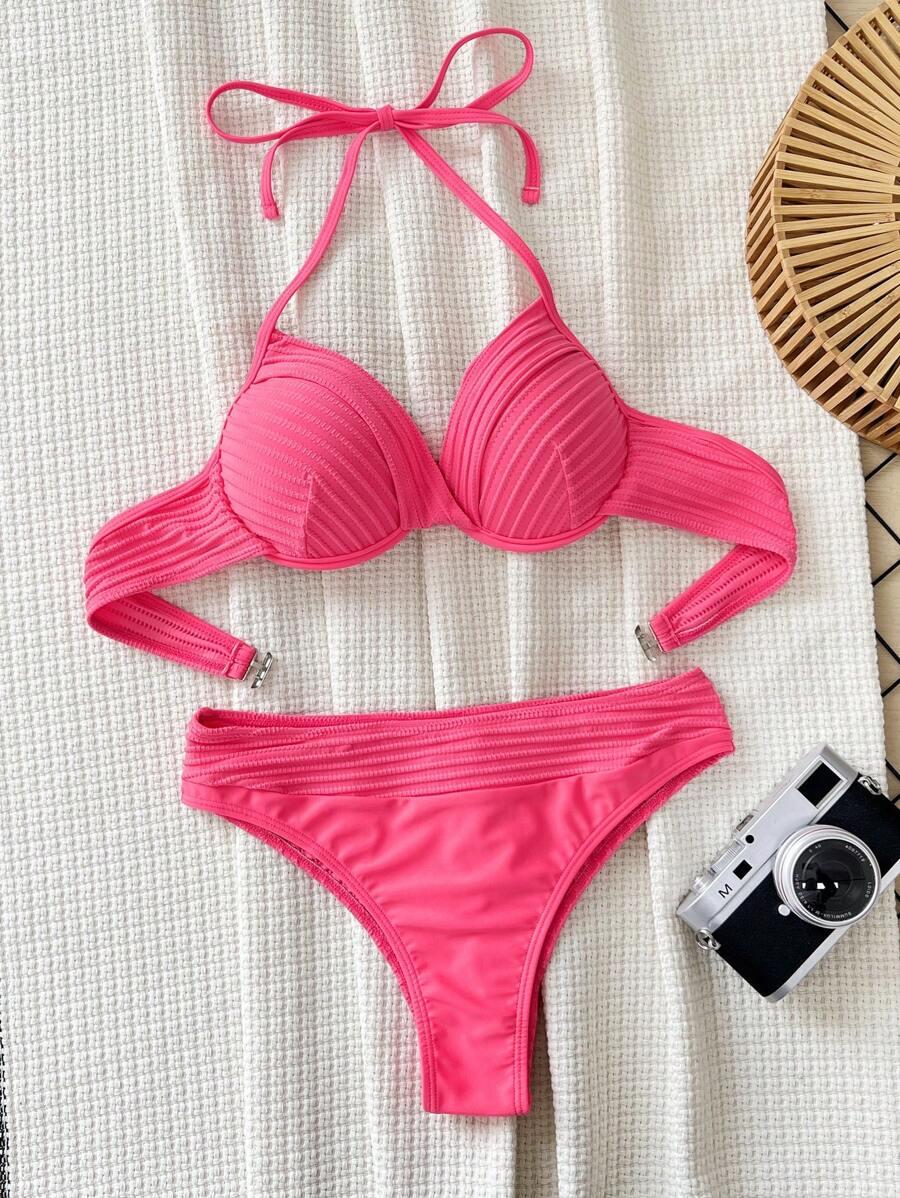 SHEIN DWUCZĘŚCIOWY STRÓJ KĄPIELOWY S09__XL