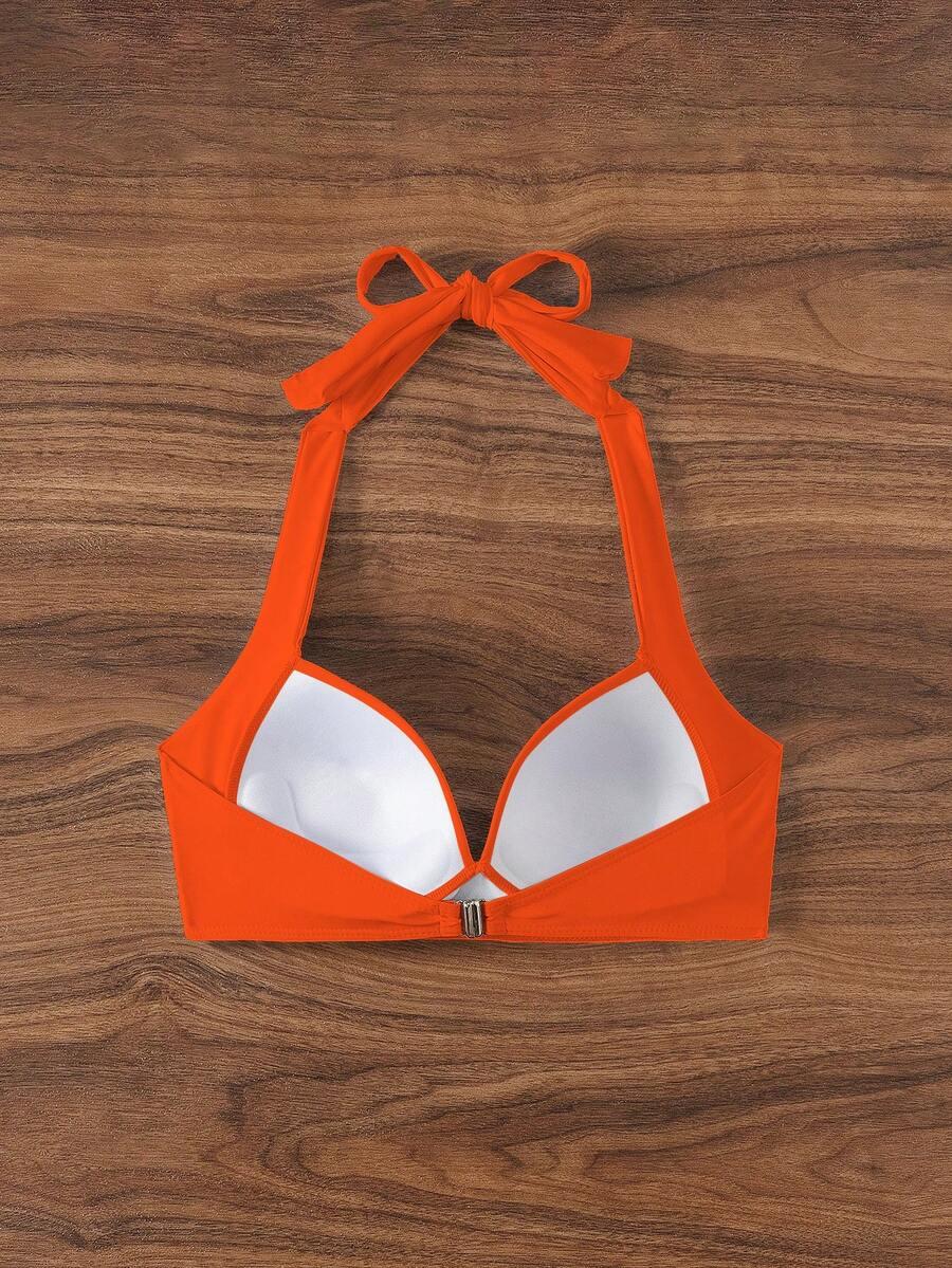SWIM BASICS POMARAŃCZOWA GÓRA OD BIKINI S09__S