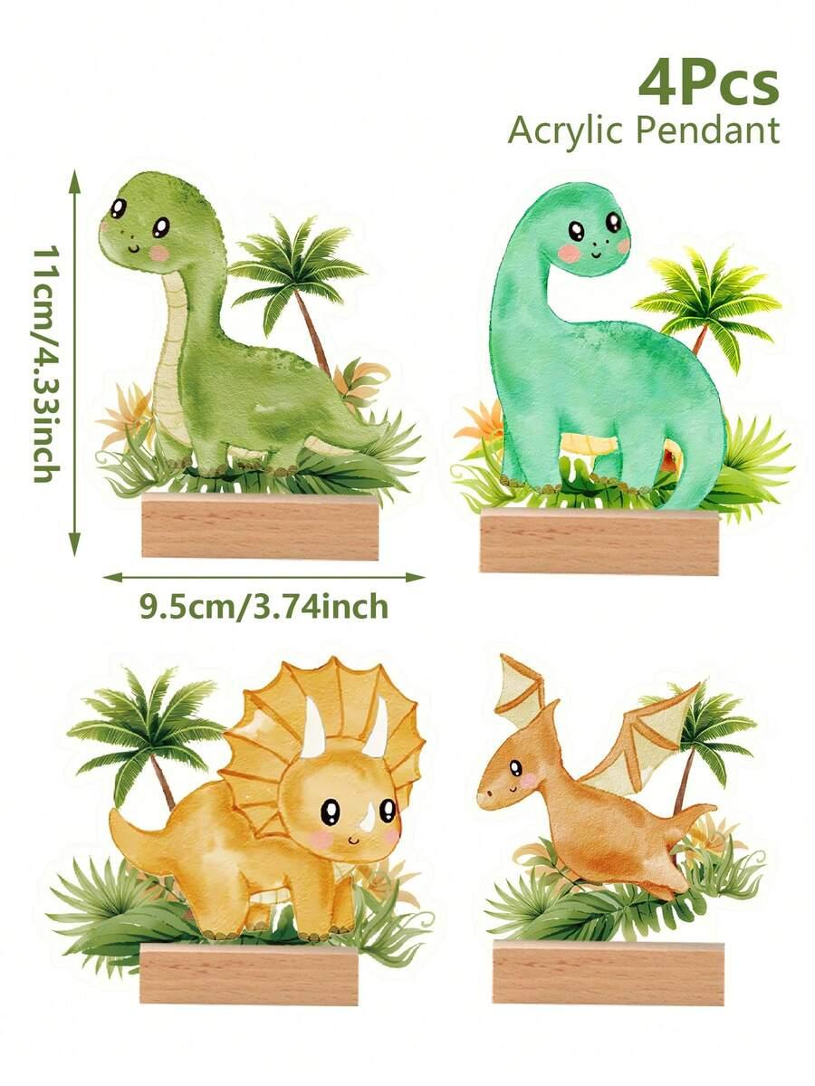 SHEIN AKRYLOWE FIGURKI DINOZAURY S07