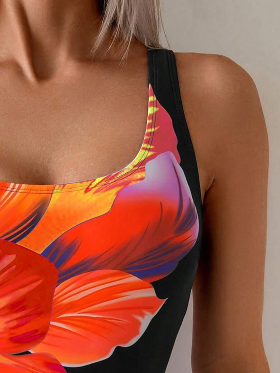 SHEIN JEDNOCZĘŚCIOWY STRÓJ KĄPIELOWY S09__XXL