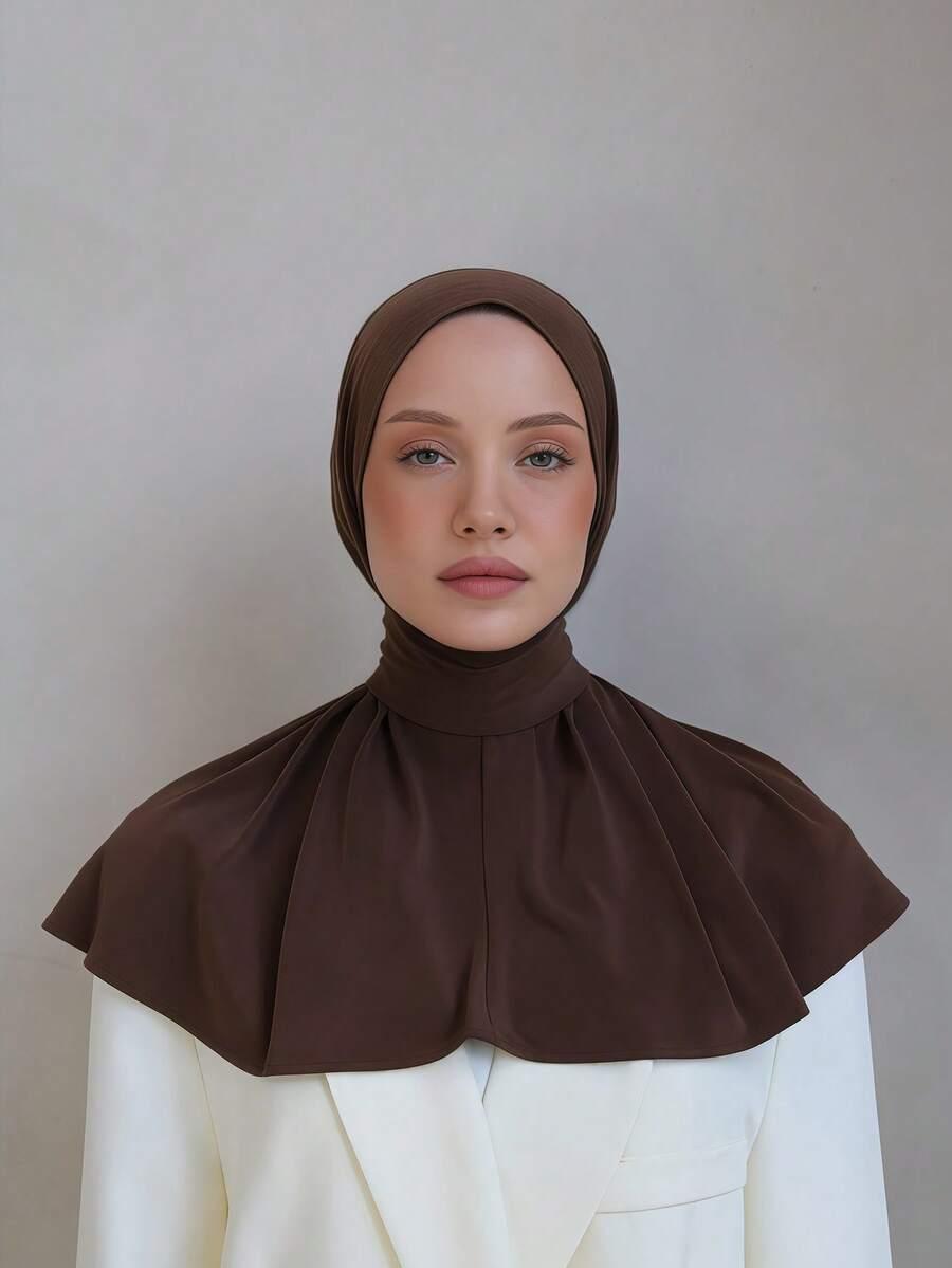 SHEIN BRĄZOWA CHUSTA HIDŻAB S07