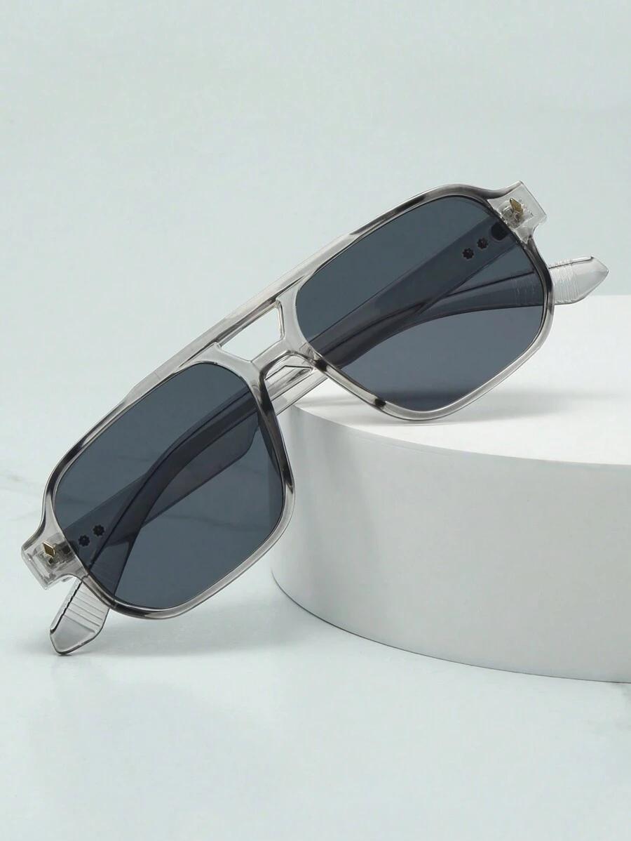 SHEIN SZARE OKULARY PRZECIWSŁONECZNE S07