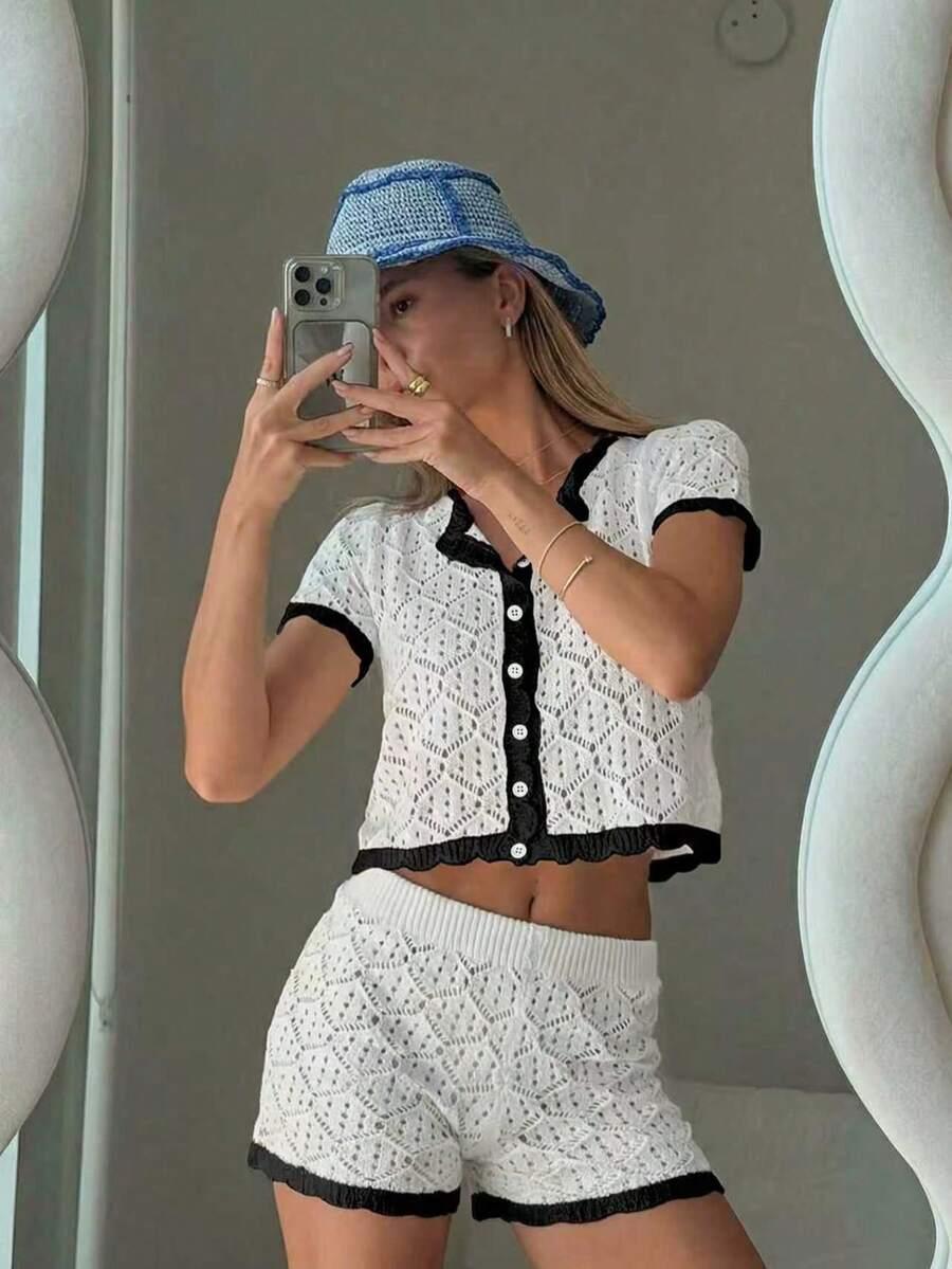 SHEIN BLUZKA SPODENKI KOMPLET S06__S