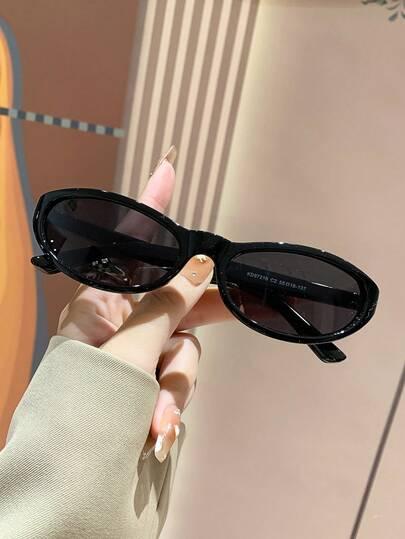 SHEIN CZARNE OKULARY PRZECIWSŁONECZNE S07