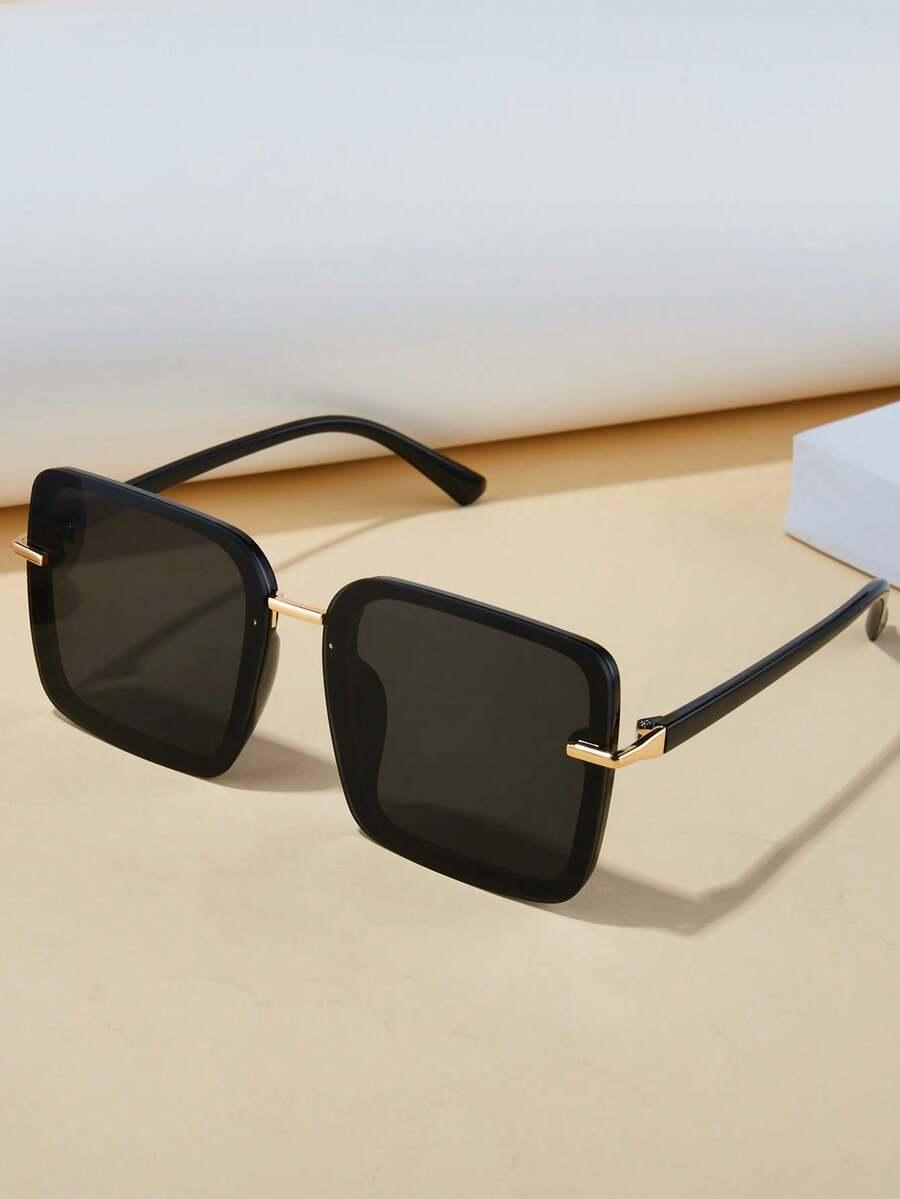 SHEIN CZARNE OKULARY PRZECIWSŁONECZNE S07