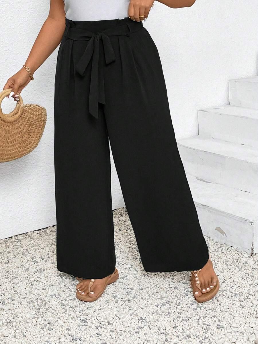 SHEIN CZARNE SPODNIE CASUAL