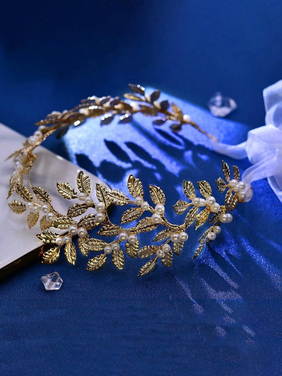 SHEIN ZŁOTA OPASKA NA GŁOWĘ S07__OS