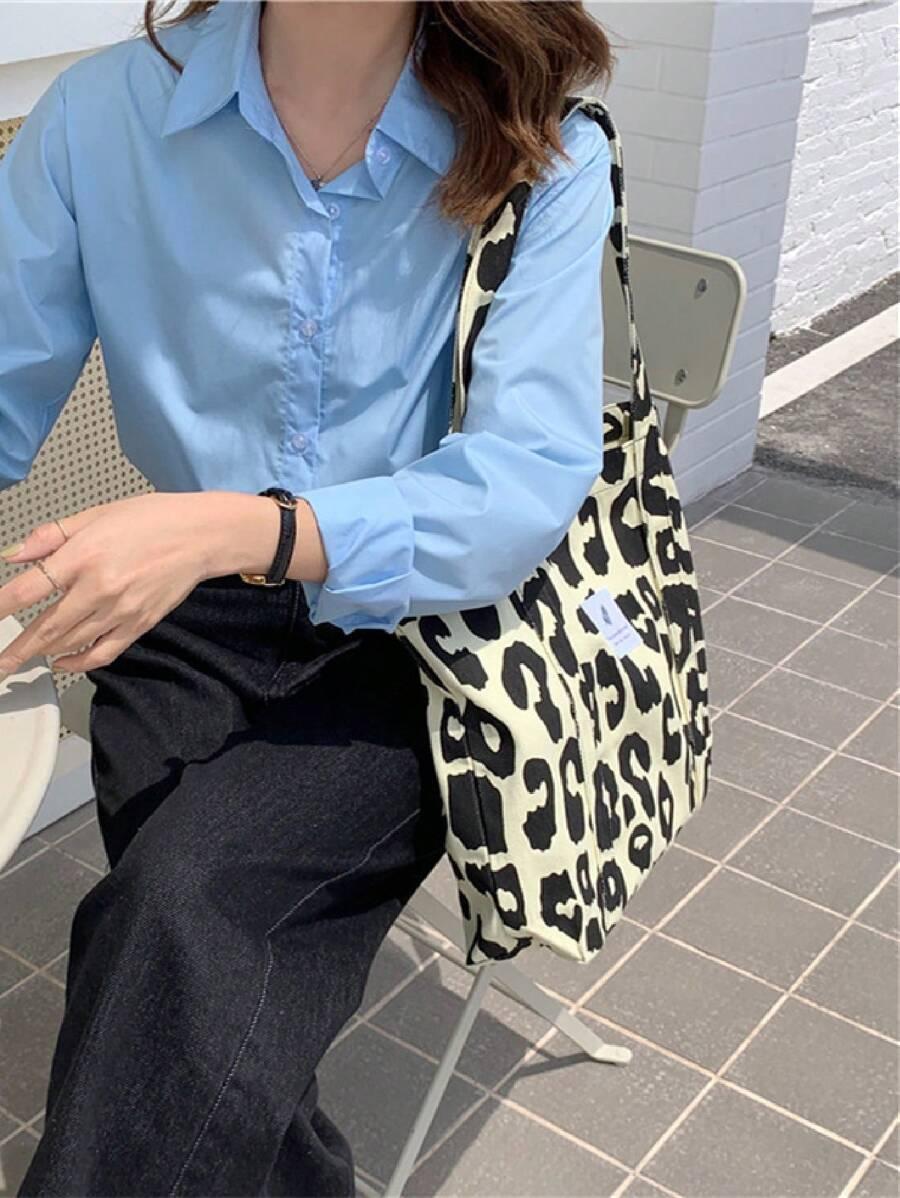SHEIN TOREBKA NA RAMIĘ ANIMAL PRINT S07__43X32