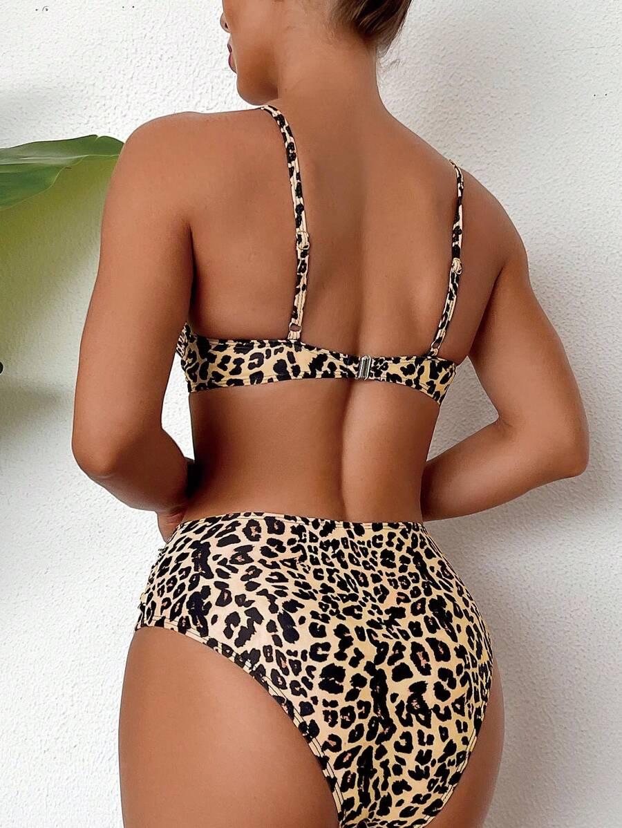 SHEIN GÓRA OD BIKINI ANIMAL PRINT S09__XL