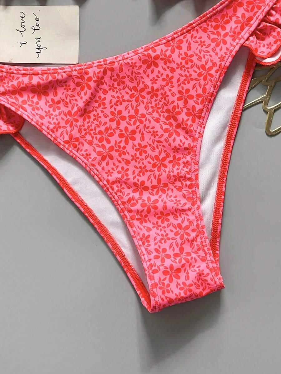 SWIM VCAY DWUCZĘŚCIOWY STRÓJ KĄPIELOWY WZÓR KWIATY S09__L