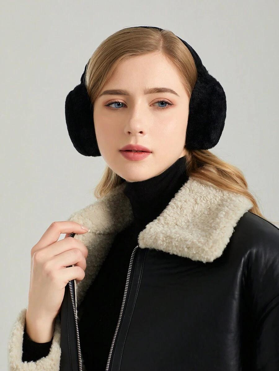 SHEIN CZARNE NAUSZNIKI CASUAL S07