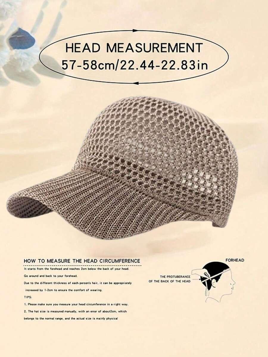 SHEIN BEŻOWA CZAPKA Z DASZKIEM S07__OS