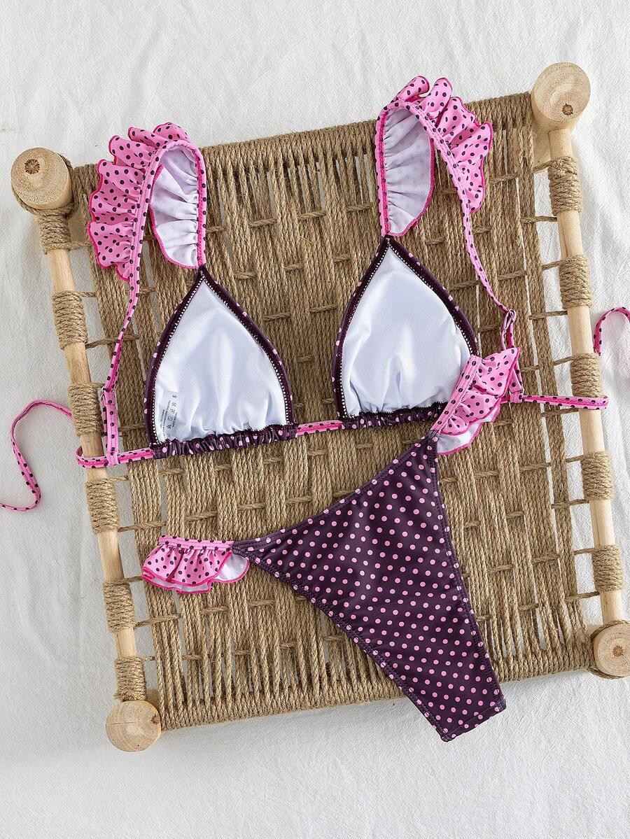 SHEIN DWUCZĘŚCIOWY STRÓJ KĄPIELOWY S09__L