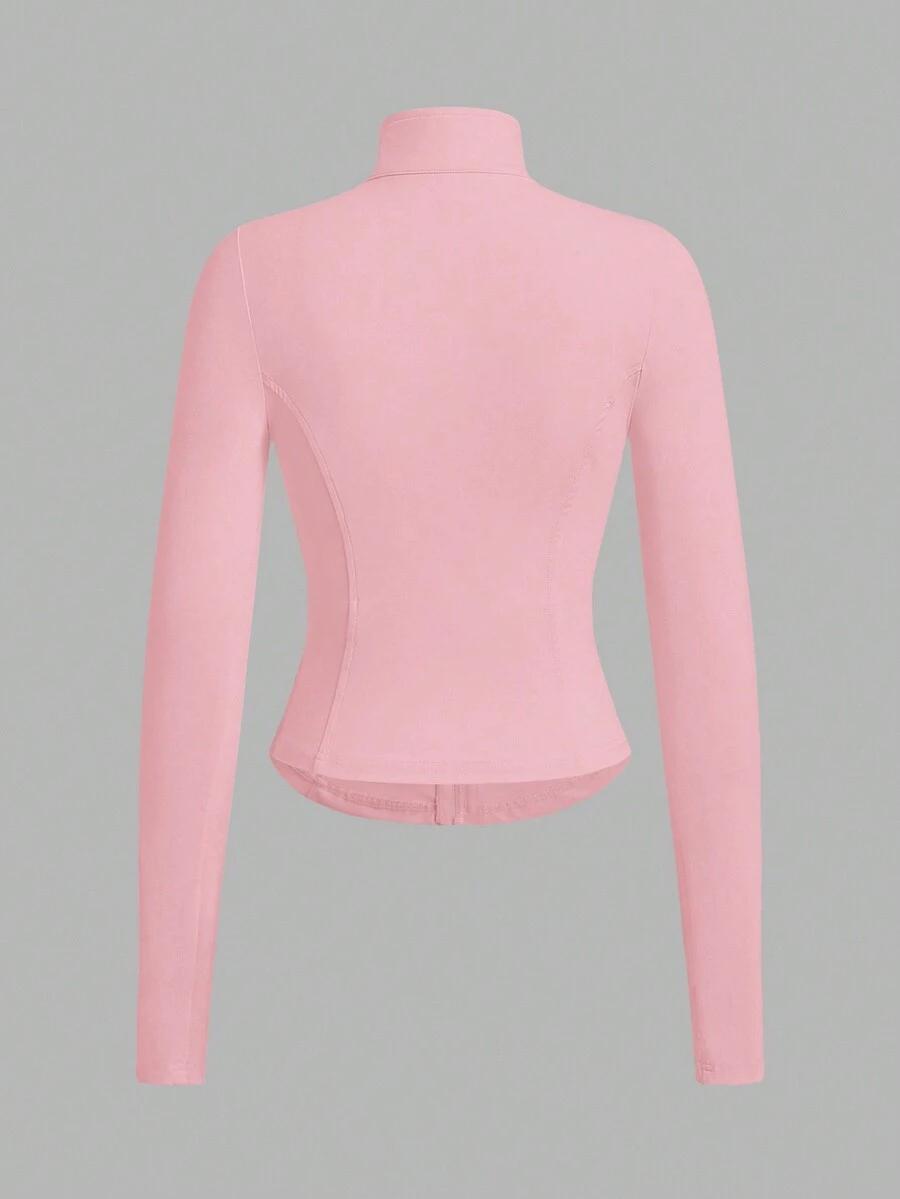 SHEIN RÓŻOWA BLUZA STÓJKA S06__L