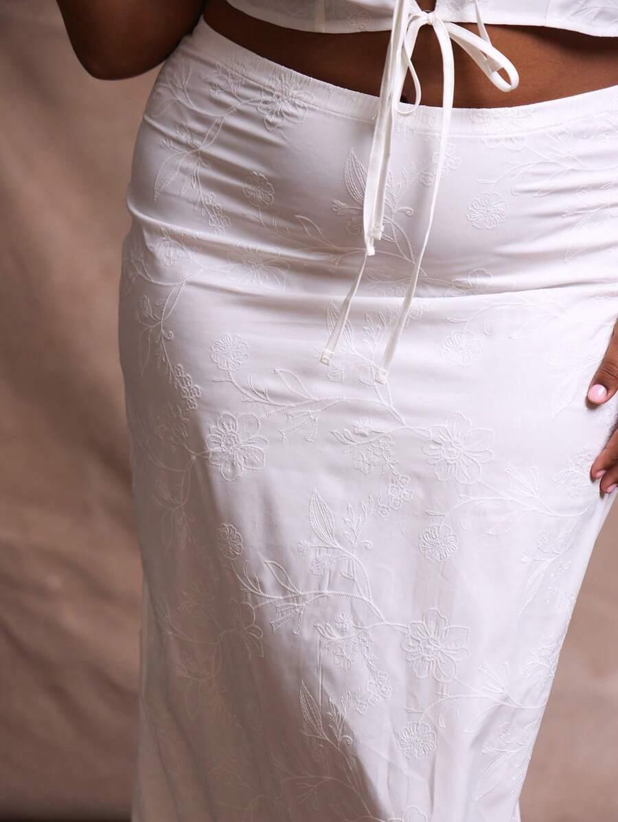MUSERA BIAŁA MAXI SPÓDNICA S06__50