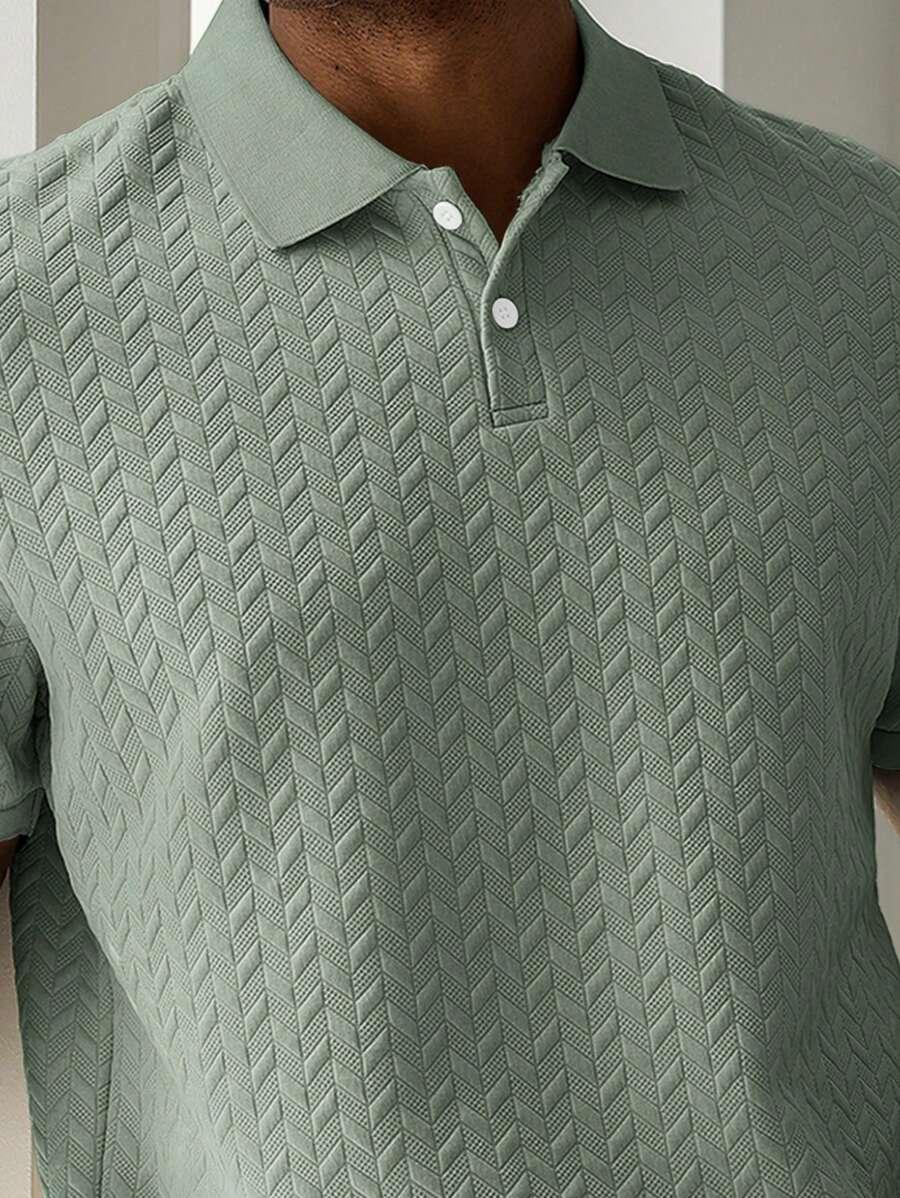 MANFINITY ZIELONA KOSZULKA POLO S06__M