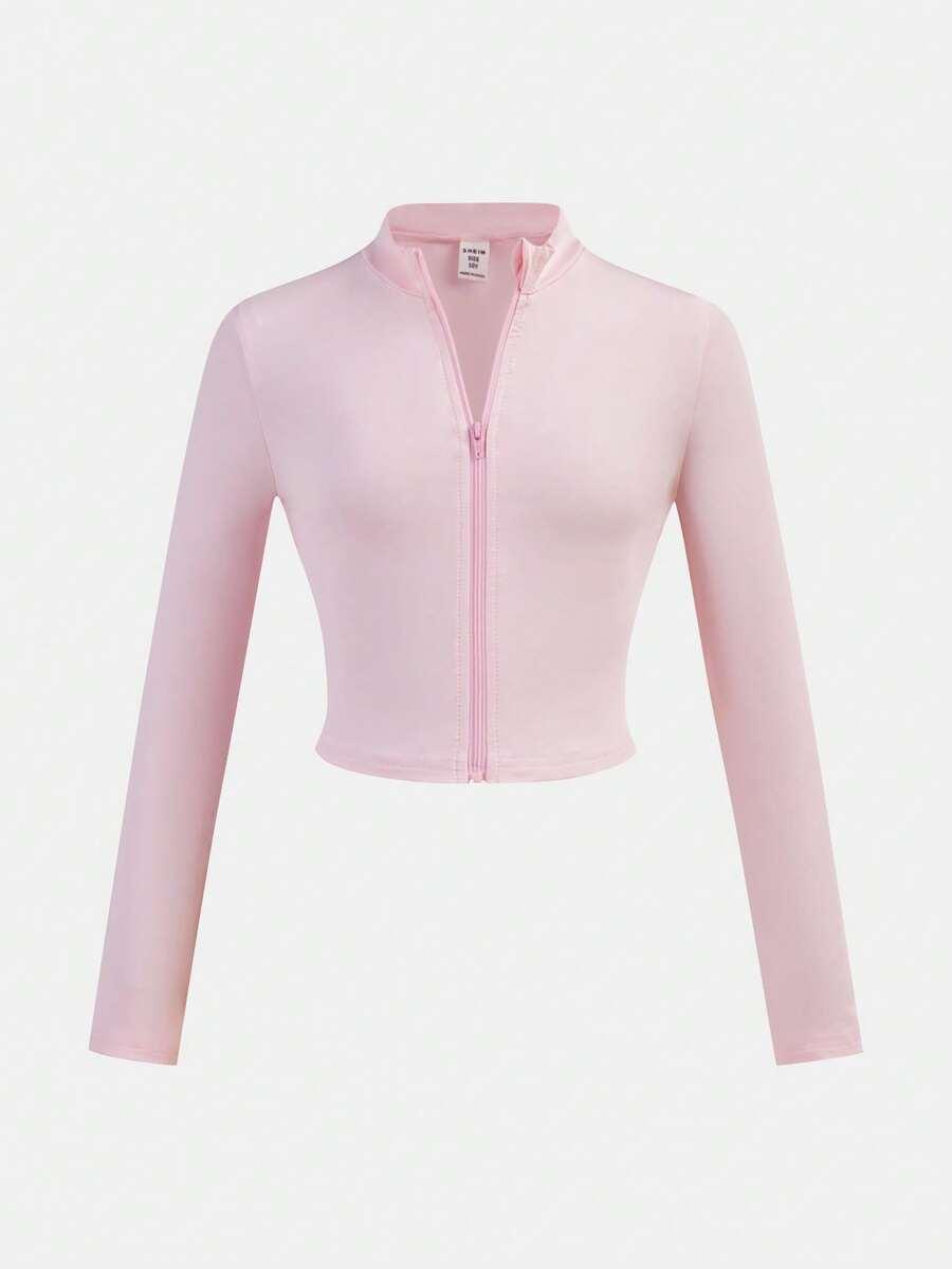 SHEIN BLUZKA DŁUGI RĘKAW ZAMEK 2-PACK S06__140-146