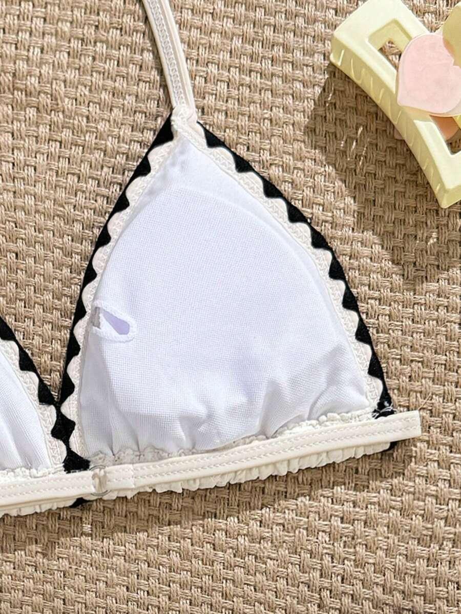 SHEIN DWUCZĘŚCIOWY STRÓJ KĄPIELOWY TEKSTURA S09__146/152