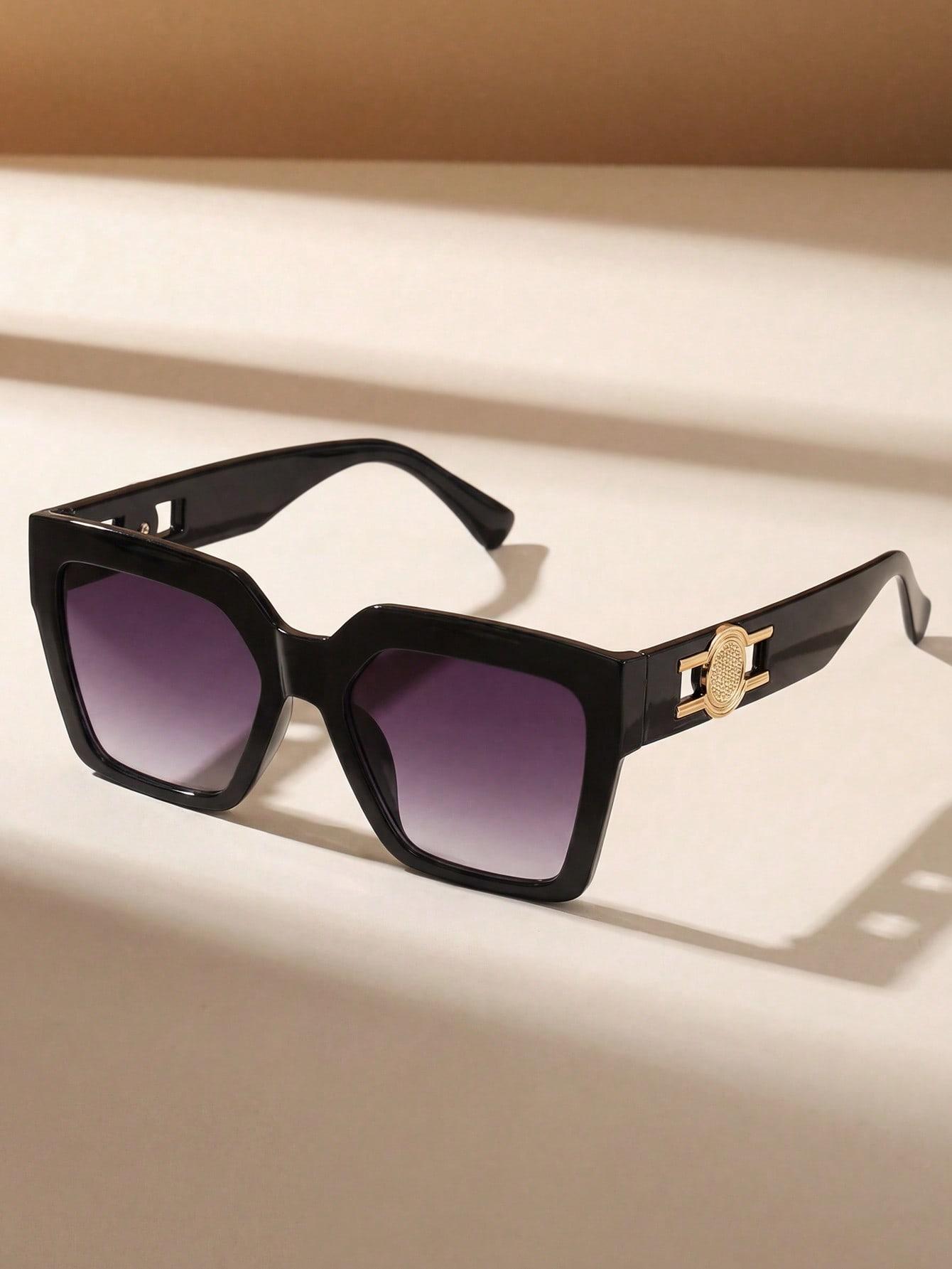 SHEIN CZARNE OKULARY PRZECIWSŁONECZNE S07