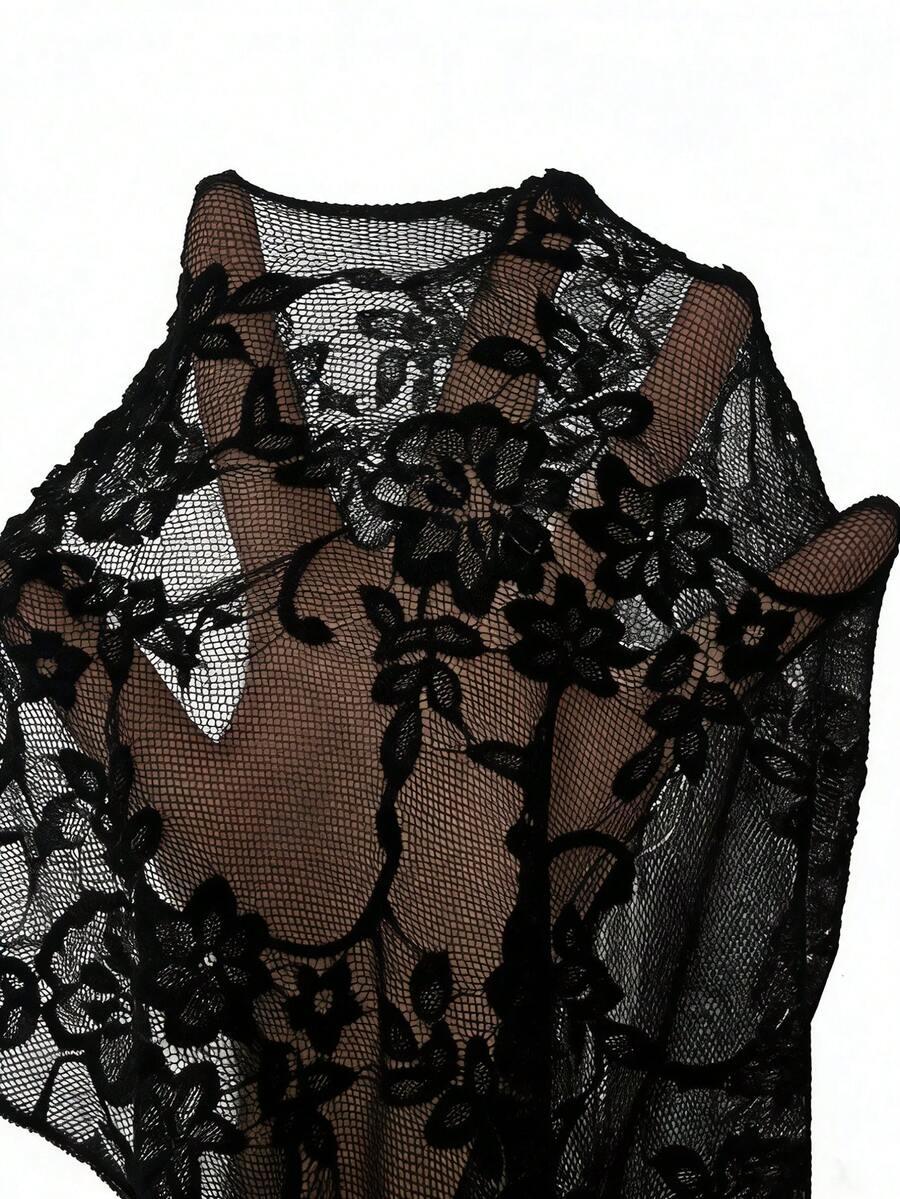 SHEIN CZARNA MAXI SUKIENKA S06__L