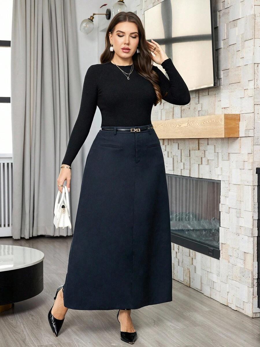 MODELYN ROZKLOSZOWANA MAXI SPÓDNICA S06__46
