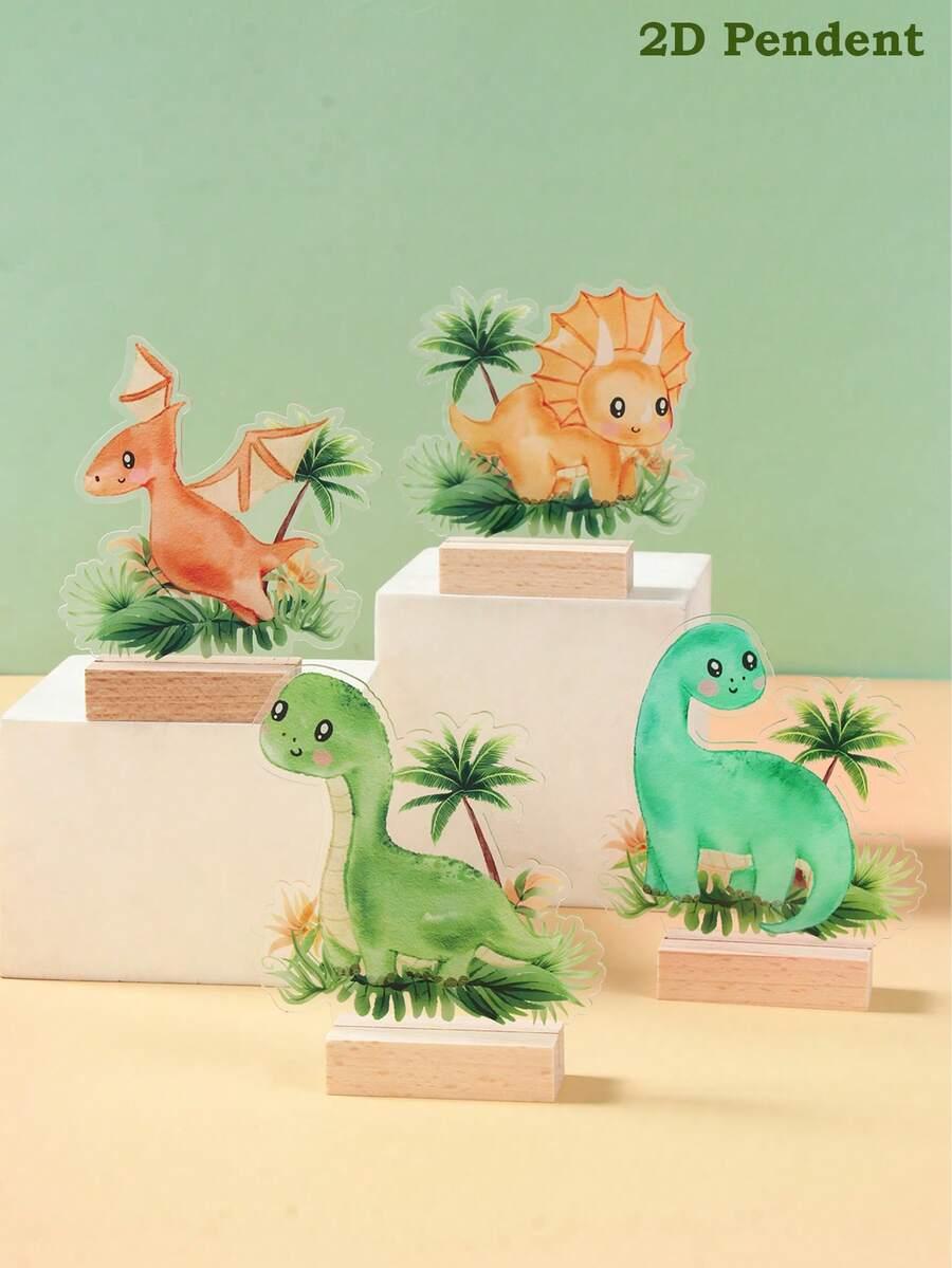 SHEIN AKRYLOWE FIGURKI DINOZAURY S07