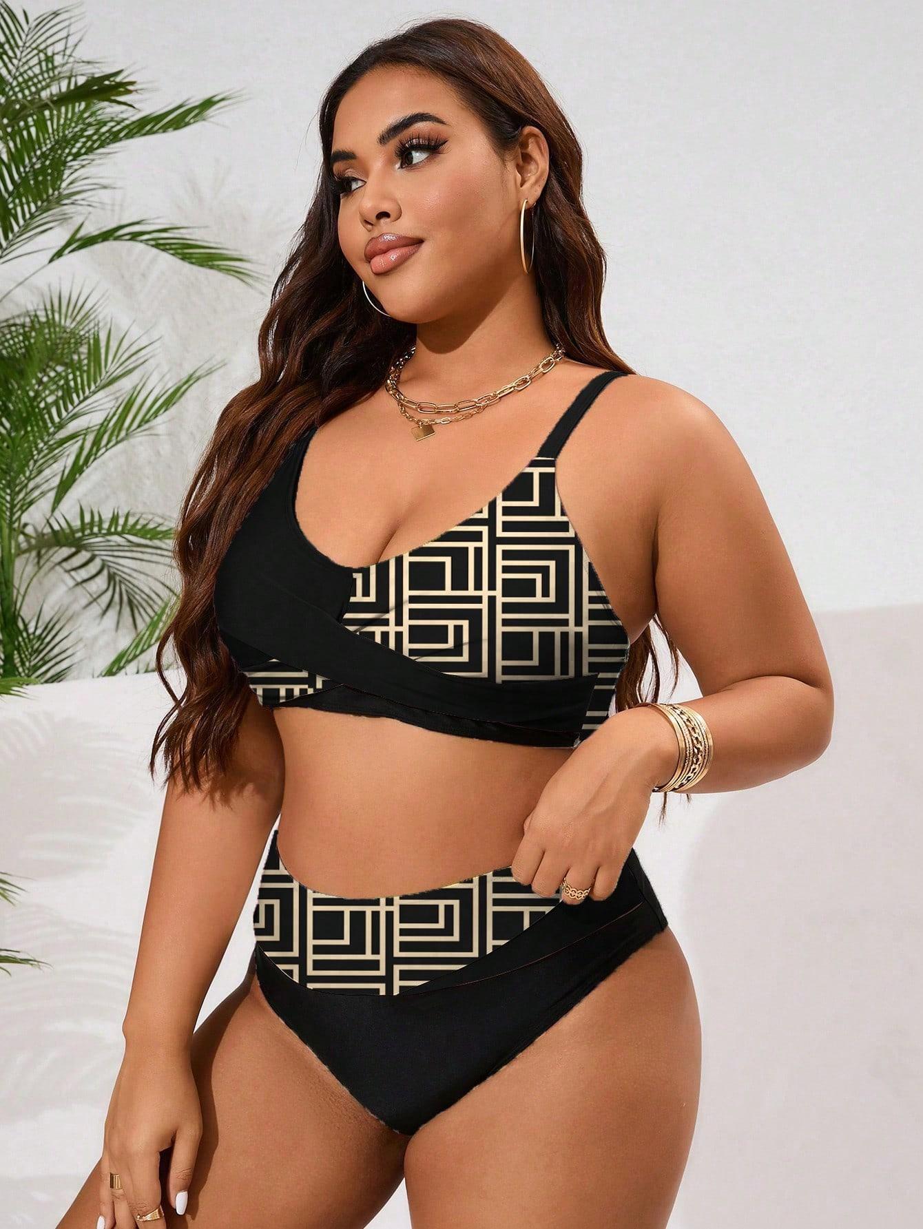 SHEIN DWUCZĘŚCIOWY STRÓJ KĄPIELOWY S09__48