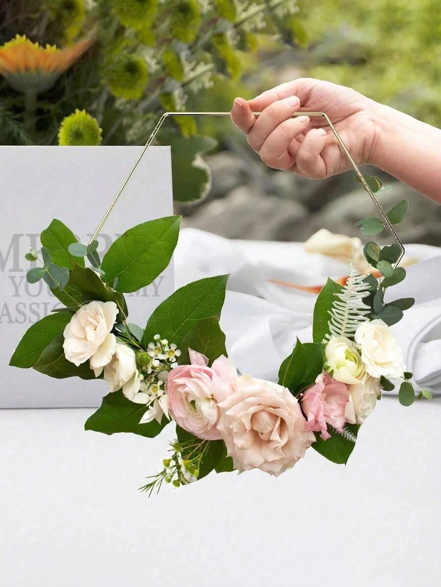 SHEIN ZŁOTY STELAŻ FLORYSTYCZNY 2-PACK S07__20