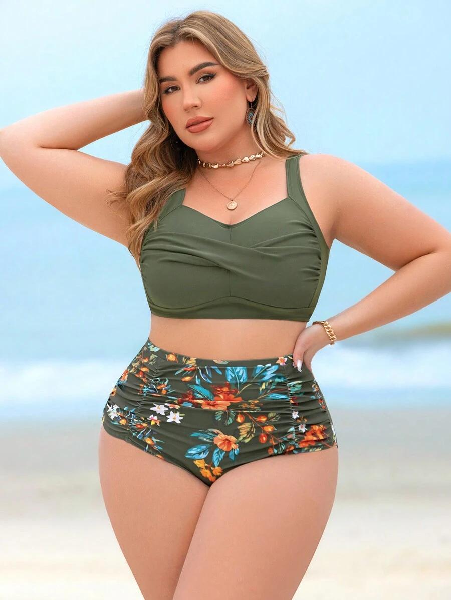SHEIN DWUCZĘŚCIOWY STRÓJ KĄPIELOWY S09__50